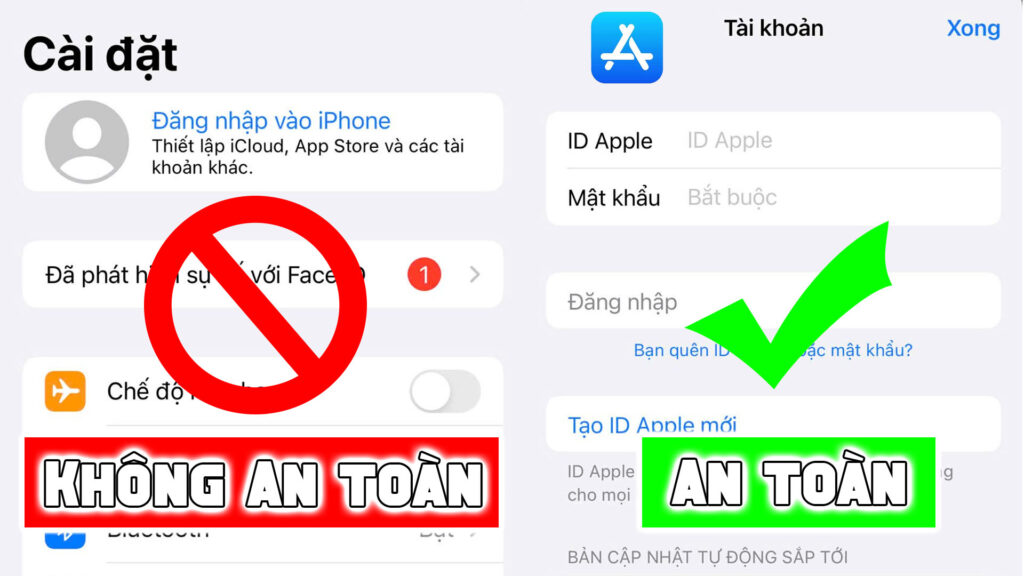 Đăng nhập ID Apple