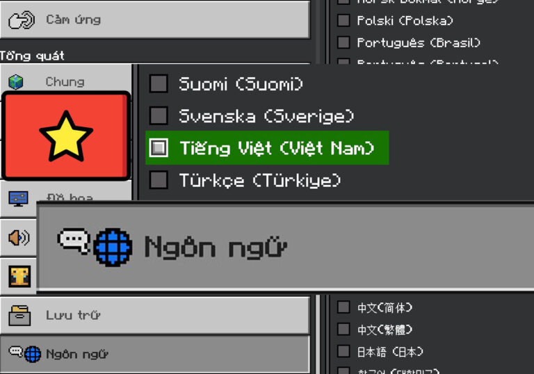 Hướng dẫn thêm tiếng việt vào Minecraft PE