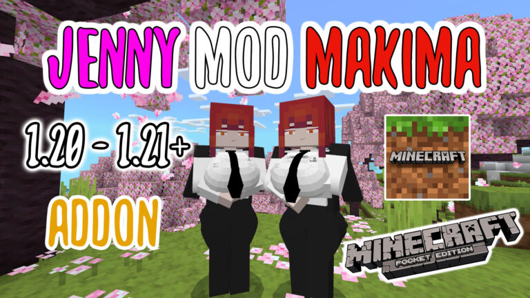 Jenny Mod Makima – A Unique Minecraft Mod for Versions 1.20, 1.21+
