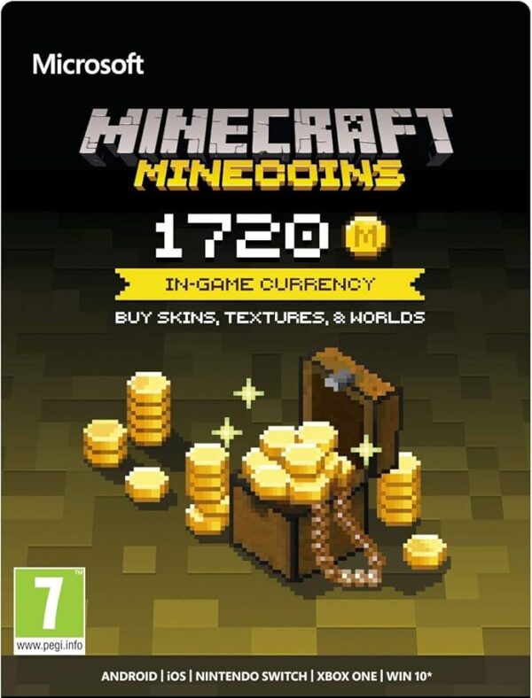 Mã quà tặng Minecraft Minecoin Pack 1720 Coins