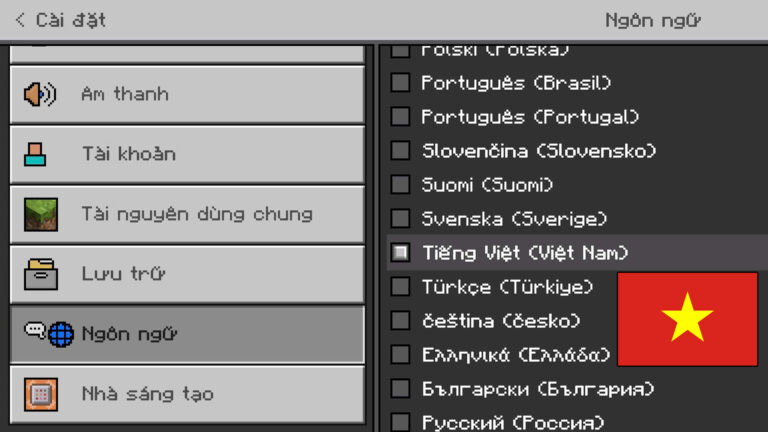 Cách Cài Tiếng Việt Minecraft PE trên iOS – Thêm Tiếng Việt cho Minecraft iPhone/iPad