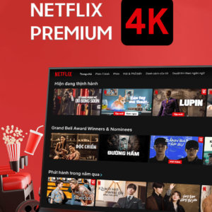 Tài Khoản Netflix Premium - Xem phim chất lượng 4k và Full HD